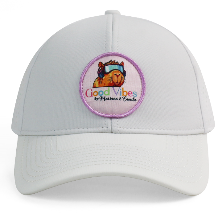Good Vibes Cap in White front