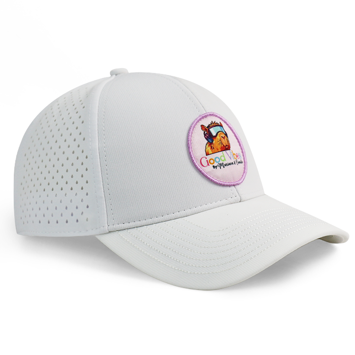 Good Vibes Cap in White side